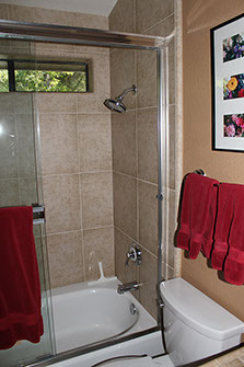 Tile shower surround by Rock Solid Creations, Inc.